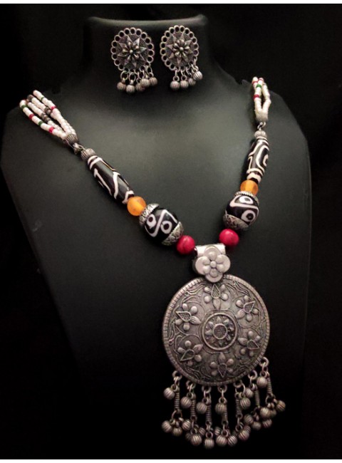 Oxidized Jewelry Set